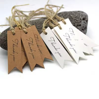 Card Tag Barcode Swing Ticket Paper hang Tag Clothing Label Clothing Tags
