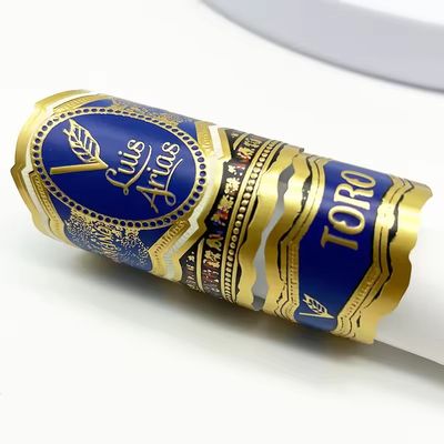خرید Custom Logo Cigar Label with Full-automatic Production and Customized Shape for Premium Branding online manufacture