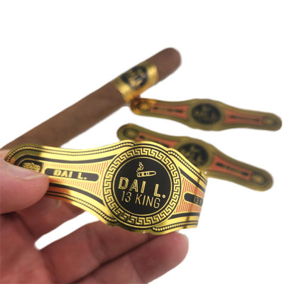 قیمت خوب ضد آب Flexographic Printing Cigar Band Printing مراسم عروسی برچسب های چسبنده برای چاپ آنلاین