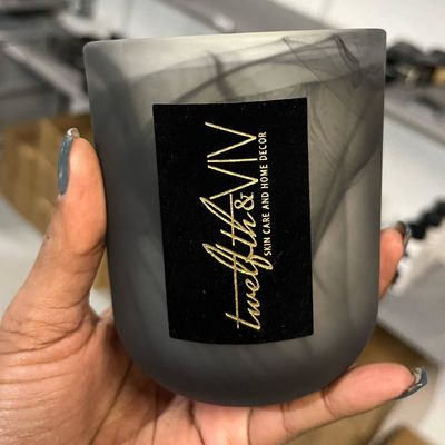 قیمت خوب لوگو سفارشی بافت ویژه برچسب های برجسته شکل های مختلف عطر عطر شمع برچسب ها آنلاین