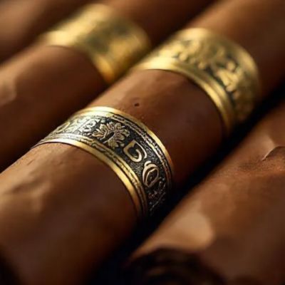 قیمت خوب برچسب سیگار با برند خصوصی UV طلا سیگار حلقه برچسب چسبنده ضد آب برچسب کارتونی برچسب چاپ آنلاین